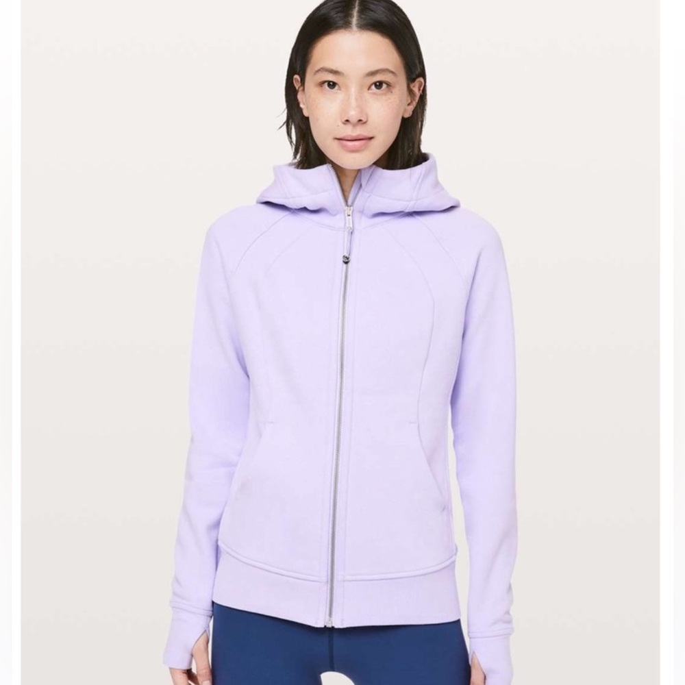 Lululemon Lavender Zip-Up Hoodie